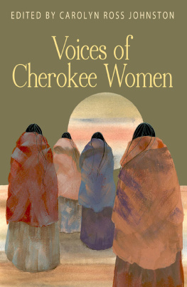 Carolyn Johnston - Voices of Cherokee Women