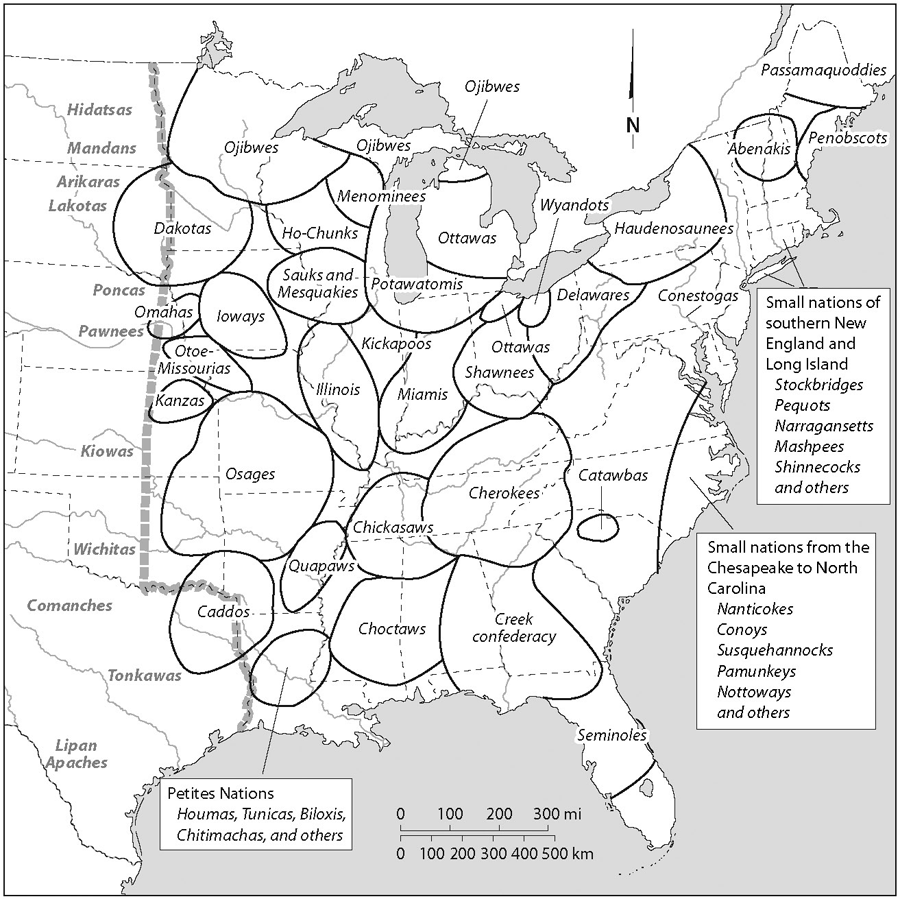 Fig 1 Geography of the book showing territories of Native nations around - photo 1