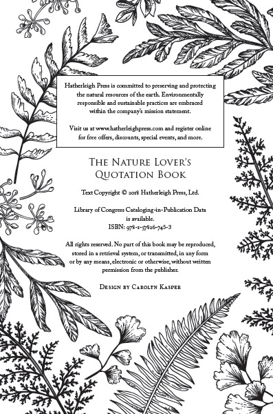 The Nature Lovers Quotation Book An Inspired Collection for Hiking Camping and the Great Outdoors - image 3