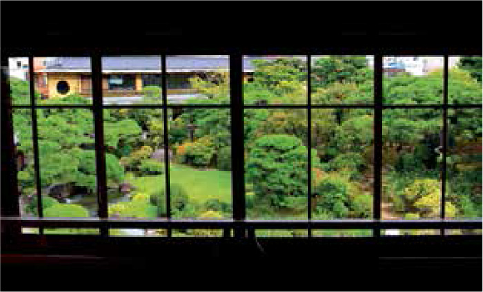 A garden perspective from the second floor of the Kiun-kaku residence The - photo 2