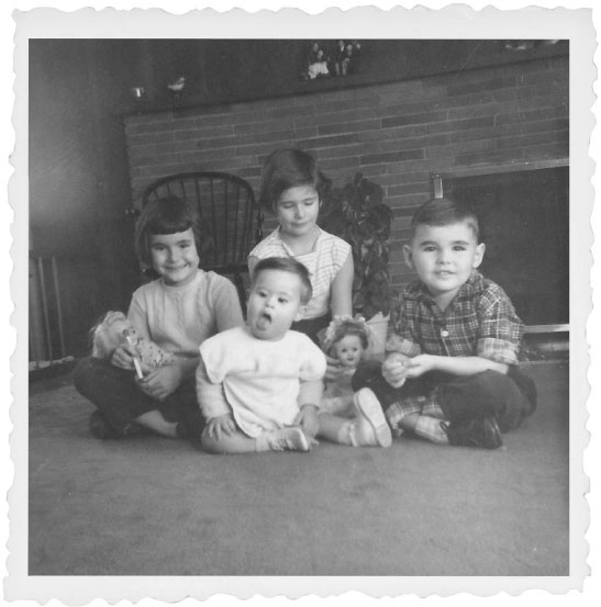 A rare snapshot of all four McKercher children at home in Ottawa This was - photo 3