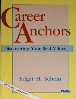 Edgar Schein - Career Anchors