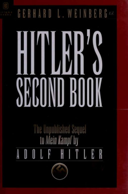 Adolf Hitler - Hitler’s second book