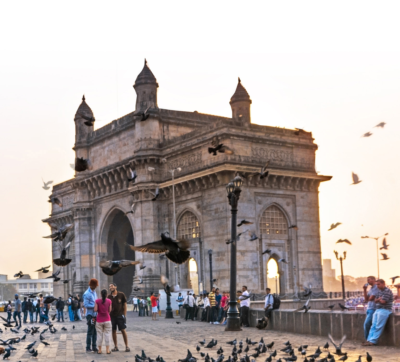 Visitors at the spectacular Gateway of India Sassoon Docks Google Map - photo 15