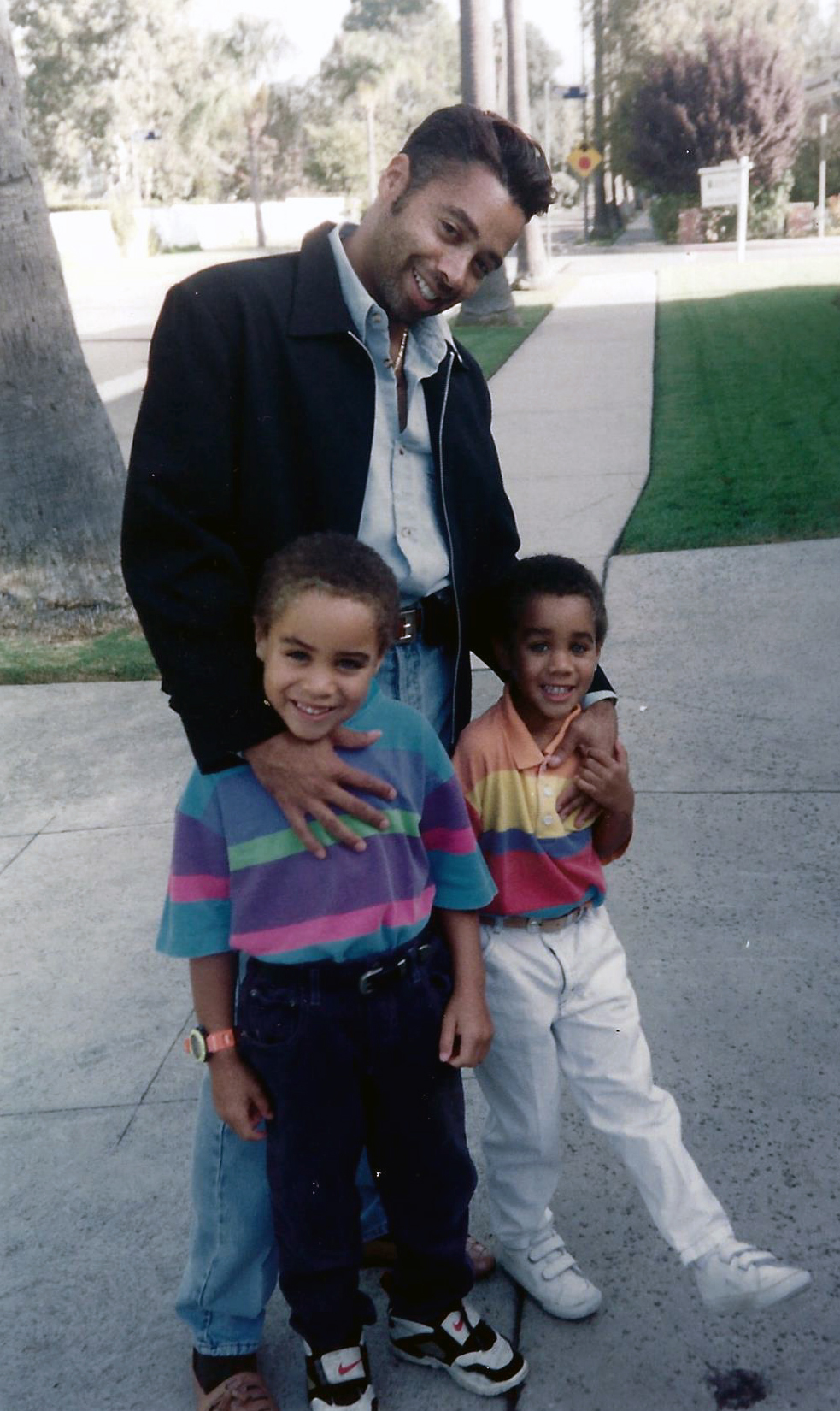 Hanging with sons Evan and Derran Los Angeles early 1990s Me and brother - photo 19