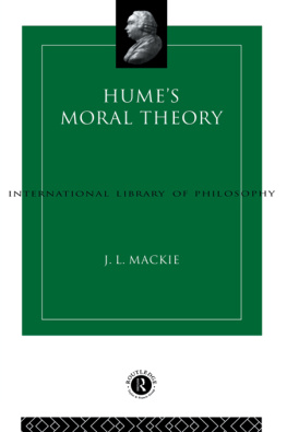 J. L. MacKie - Hume’s Moral Theory