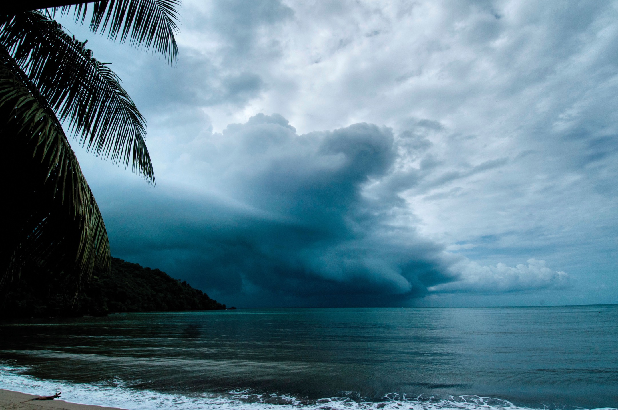 Storm clouds over Grande Riviere Trinidad which developed into Hurricane - photo 7