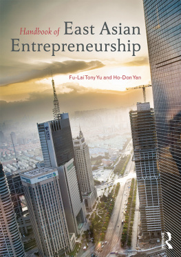 Fu-Lai Tony Yu - Handbook of East Asian Entrepreneurship