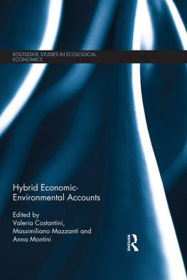 Valeria Costantini Hybrid Economic-Environmental Accounts