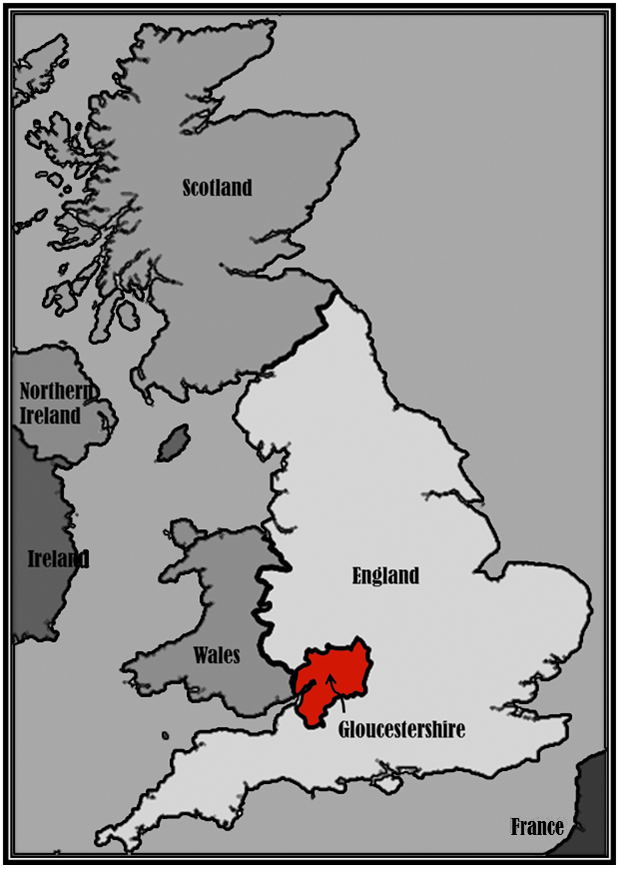 Fig 1 Map Showing Gloucestershire Prologue You may ask how I could have - photo 3