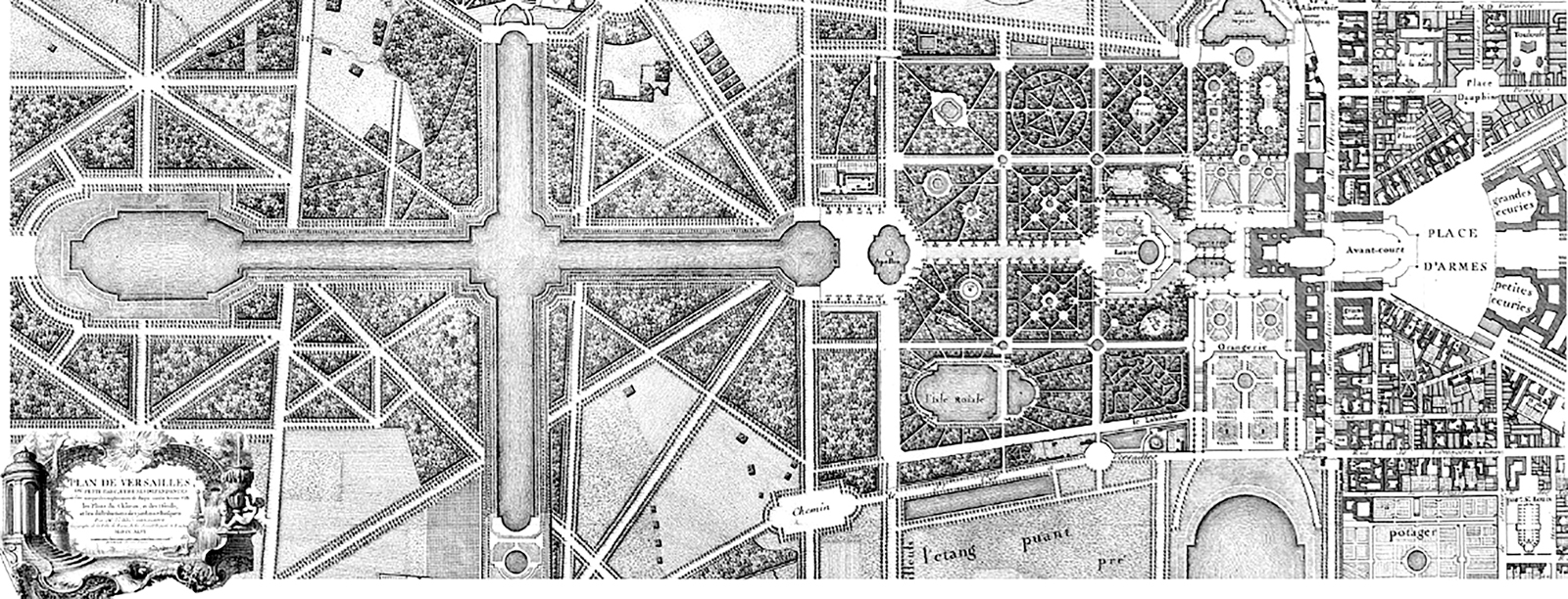 FIGURE 2 Abbot Delagrive ground plan of the gardens of Versailles 1746 - photo 4