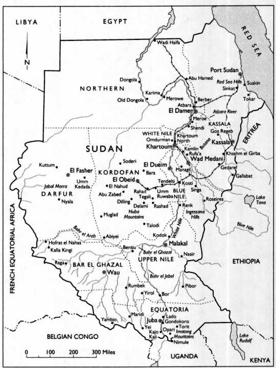 Map of the Anglo-Egyptian Sudan adapted from Rosalind Caldecott Sudan - photo 12