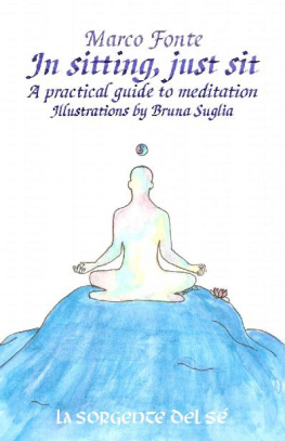 Marco Fonte In Sitting, Just Sit A Practical Guide to Meditation