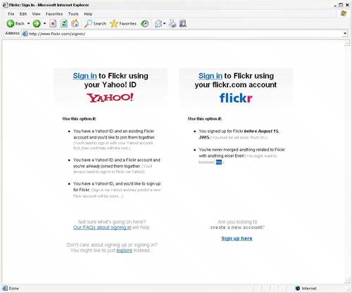 If you created your Flickr account after August 15 2005youll use the Yahoo - photo 2