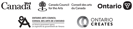 We acknowledge the support of the Canada Council for the Arts and the Ontario - photo 4