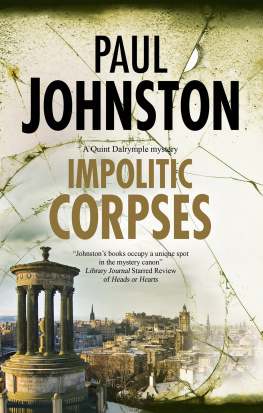 Paul Johnston [Johnston - Impolitic Corpses