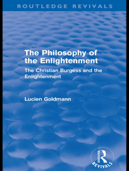 Lucien Goldmann - The Philosophy of the Enlightenment