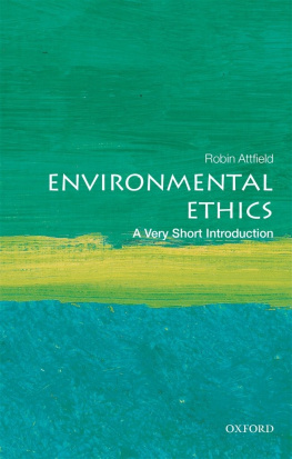 Robin Attfield Environmental Ethics