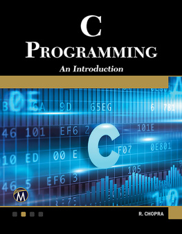 Rajiv Chopra - C Programming