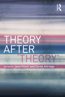 Elliott Jane - Theory After ’Theory’