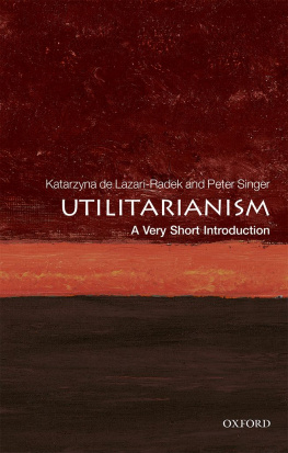 Katarzyna de Lazari-Radek - Utilitarianism