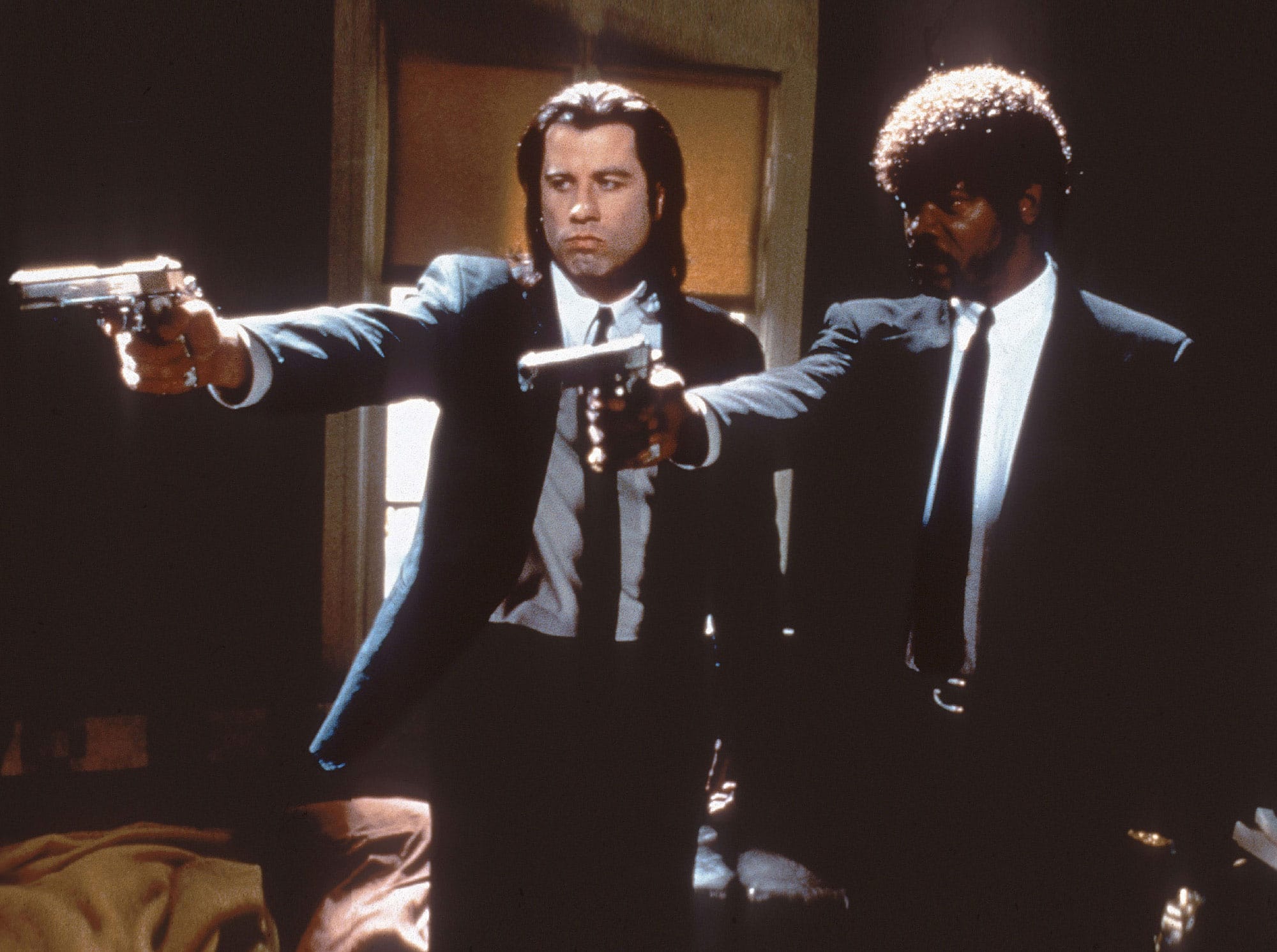 John Travolta and Samuel L Jackson in Pulp Fiction featuring Los Angeles - photo 3