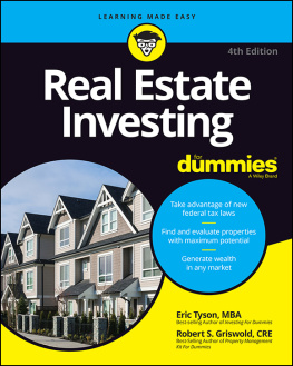 Eric Tyson Real Estate Investing For Dummies®, 4th Edition