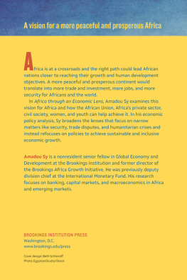 Amadou Sy - Africa Through an Economic Lens