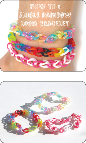 Step 1 What Youll Need A Rainbow Loom kit or other rubber band loom Bands - photo 10