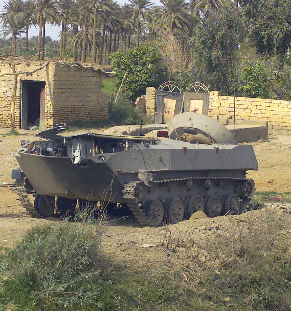 This Iraqi BMD-1 was destroyed in 2003 during Operation Iraqi Freedom Iraq was - photo 1