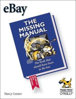 Nancy Conner eBay: The Missing Manual