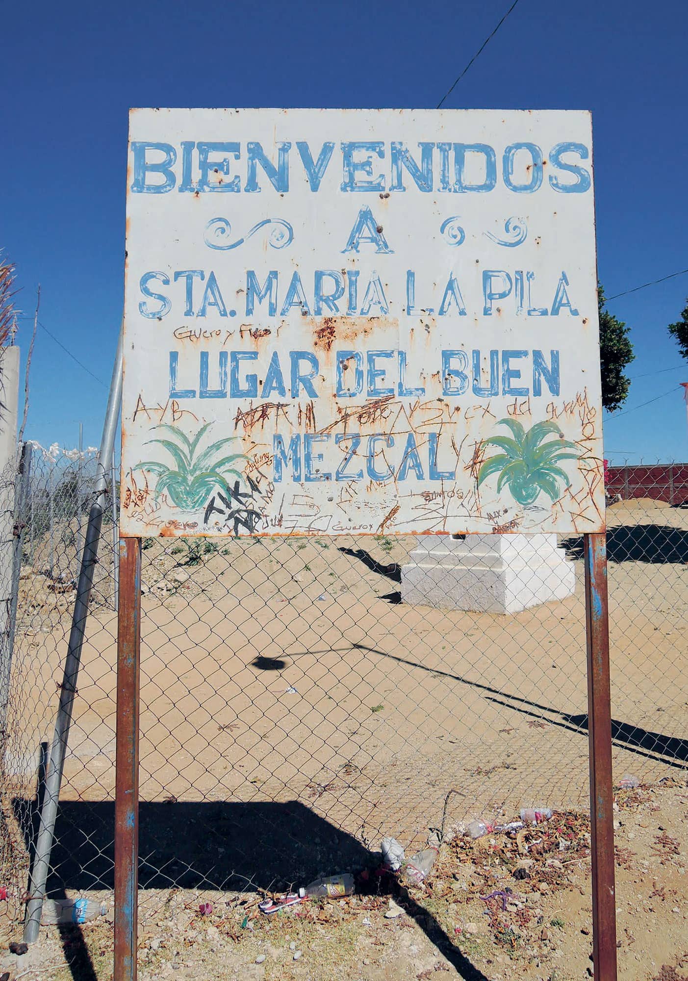 Welcome to Santa Maria La Pila Place of Good Mezcal Father and son work - photo 4