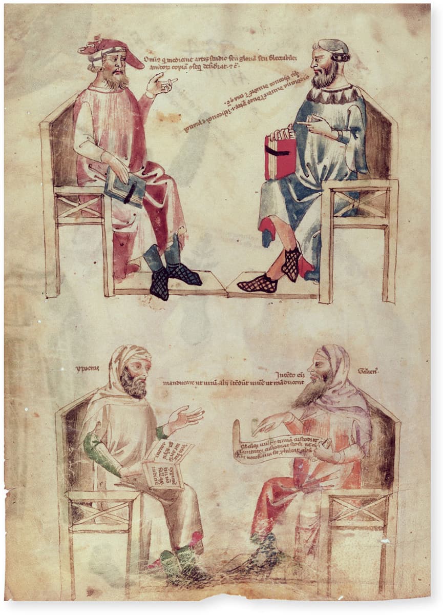 GREEK AND ARABIC PHILOSOPHY FOURTEENTH CENTURY The left-hand illustration - photo 8