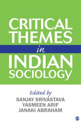 Abraham Janaki Critical themes in Indian sociology