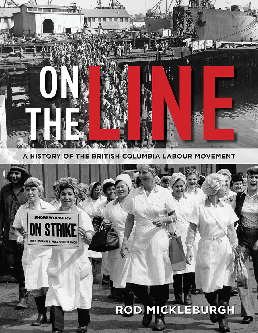 On the Line Unemployed protesters take a break from their 1938 Vancouver Post - photo 1