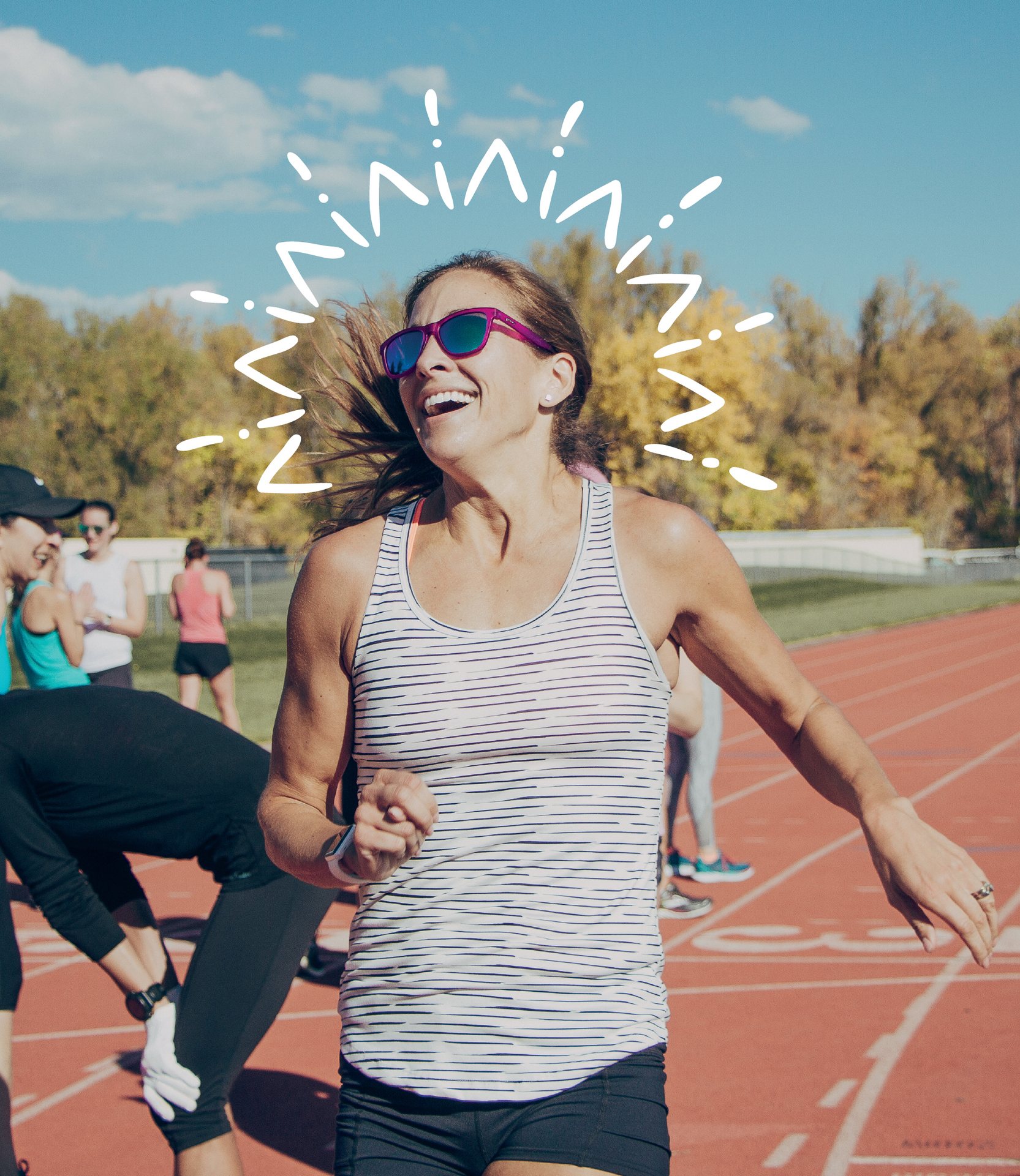 She wasted so much energy before the race started that she would be toasted - photo 10