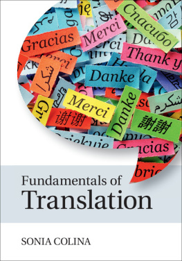 Sonia Colina - Fundamentals of Translation