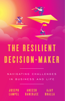 Joseph Lampel - The Resilient Decision-Maker Navigating Challenges in Business and Life