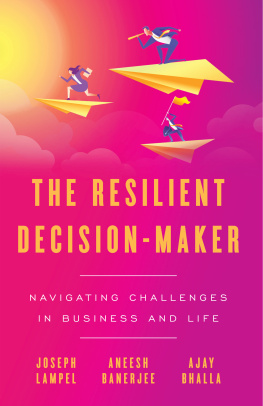 Joseph Lampel The Resilient Decision-Maker Navigating Challenges in Business and Life