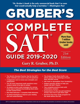 Gary Gruber - Gruber’s Complete SAT Guide 2019-2020
