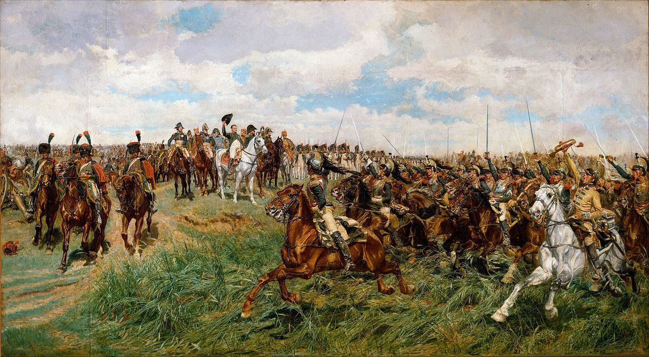 A painting of French Cuirassiers at the Battle of Friedland One sharp blow and - photo 4