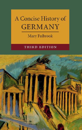 Mary Fulbrook - A Concise History of Germany