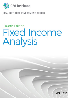 Barbara S Petitt Fixed Income Analysis