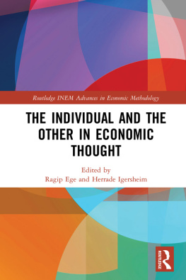 Ege Ragip The individual and the other in economic thought