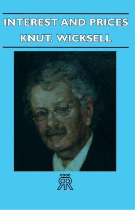 Knut Wicksell - Interest And Prices