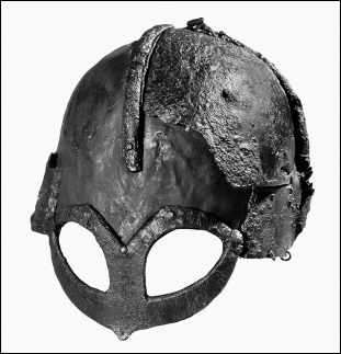 A Viking helm found in Gjermundbu Norway tenth century It has been scarred - photo 6