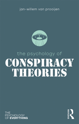 Prooijen - The psychology of conspiracy theories