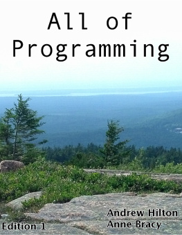 Andrew Hilton All of Programming