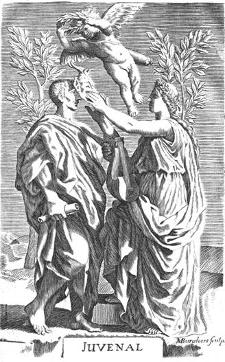 A frontispiece depicting Juvenal and Persius from a volume translated by John - photo 7