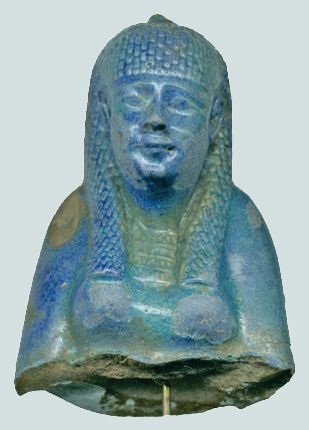 The blue-green colour of Egyptian faience is produced by copper pigments - photo 6